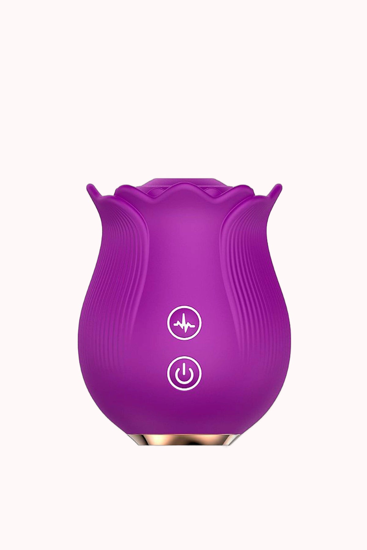 Rosa Vibradora em Silicone Recarregável – 12 Modos de Pulsação – Doce Malícia