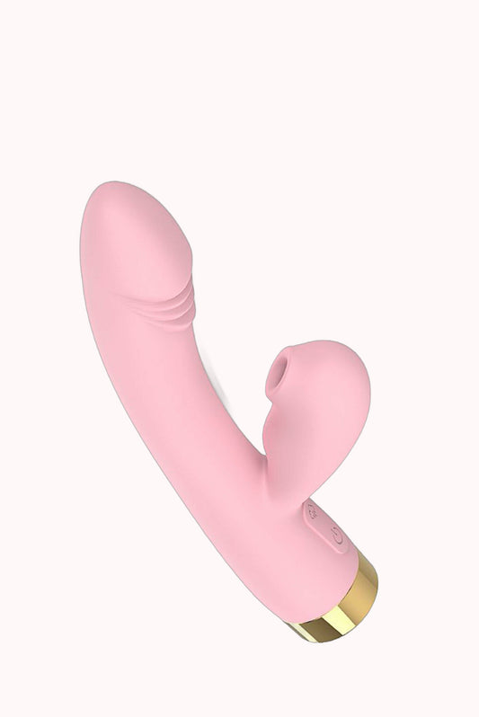 Vibrador em Silicone Recarregável – 12 Modos de Vibração e Pulsação – Doce Malícia
