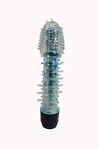 Vibrador com Capa Transparente e Saliências – Doce Malícia