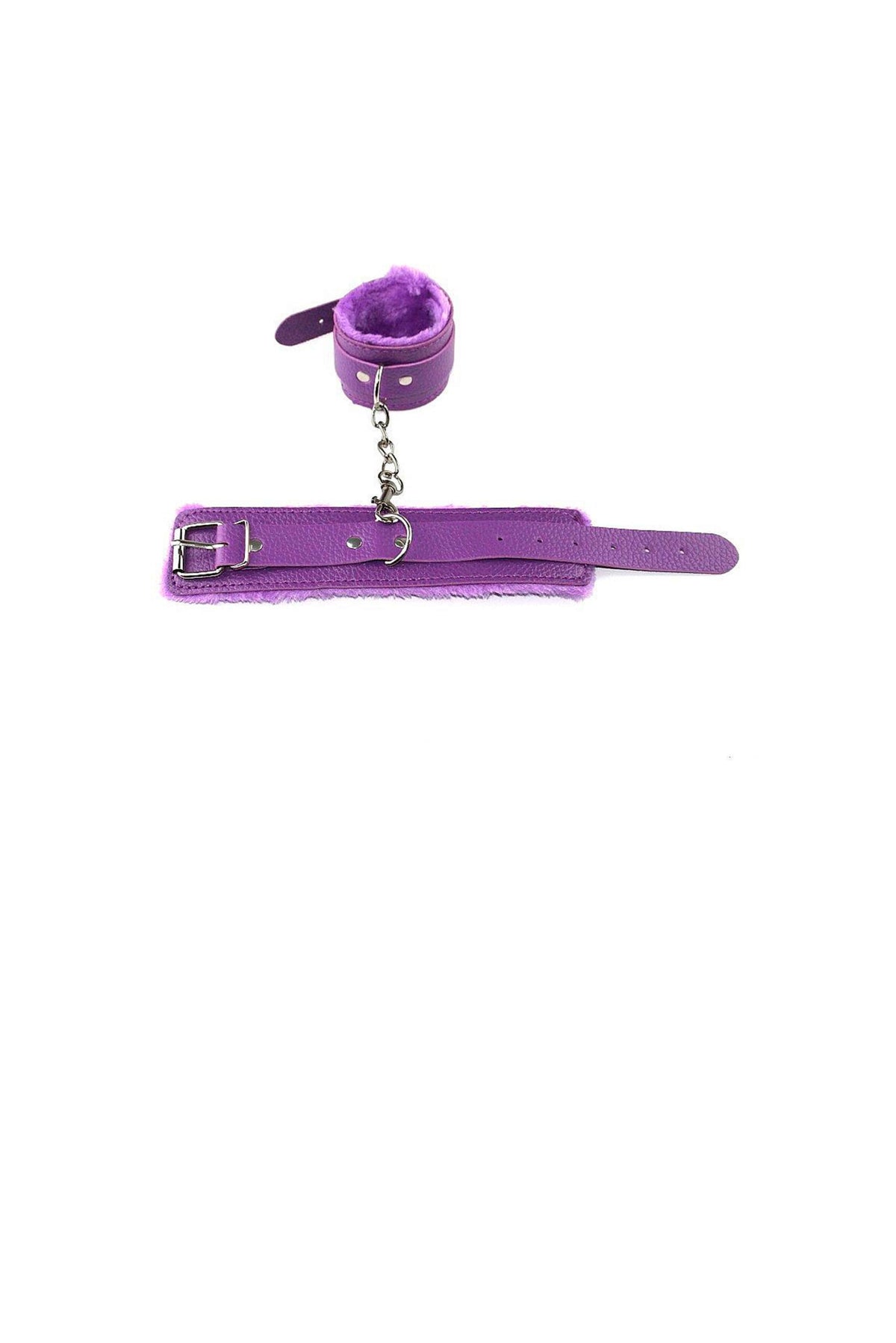 Algemas com Corrente e Fivelas em roxo – Doce Malícia