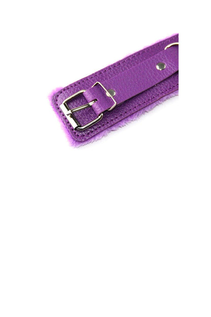 Algemas com Corrente e Fivelas em roxo – Doce Malícia