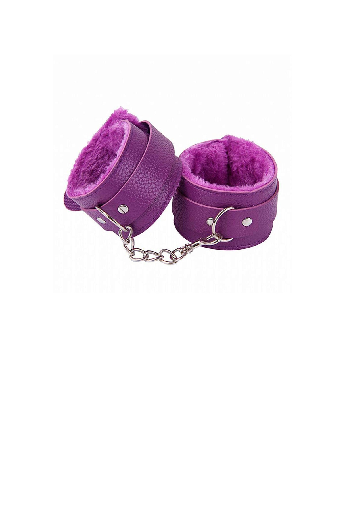 Algemas com Corrente e Fivelas em roxo – Doce Malícia