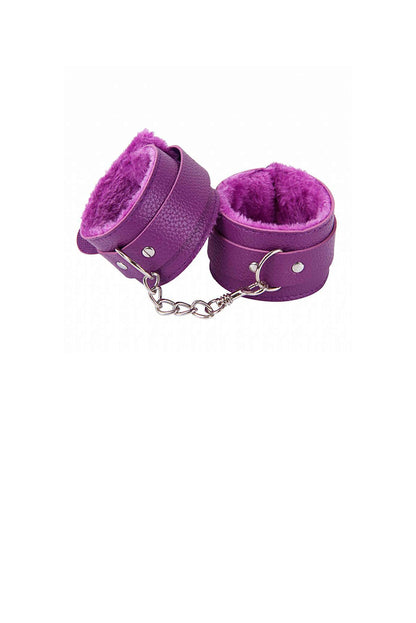 Algemas com Corrente e Fivelas em roxo – Doce Malícia