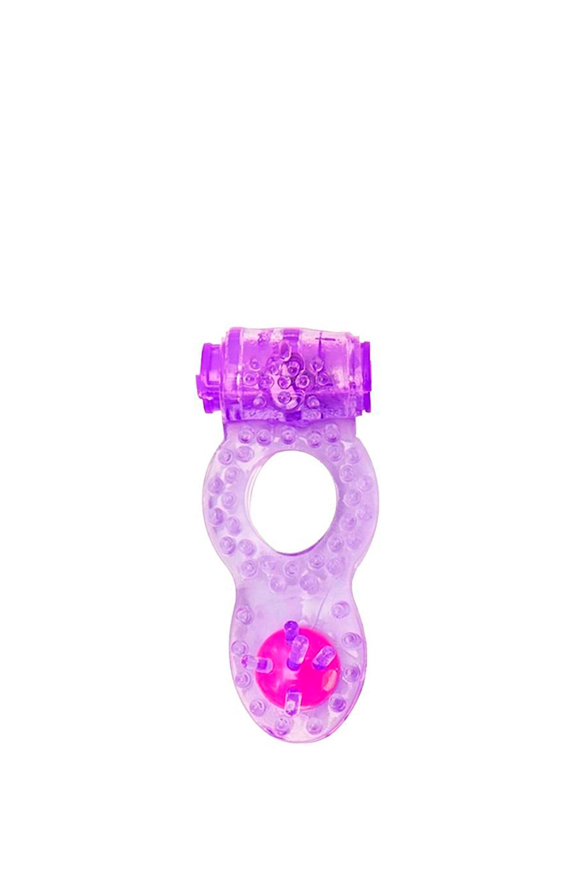 Anel Peniano Vibrador com Pérola em Preto – Doce Malícia