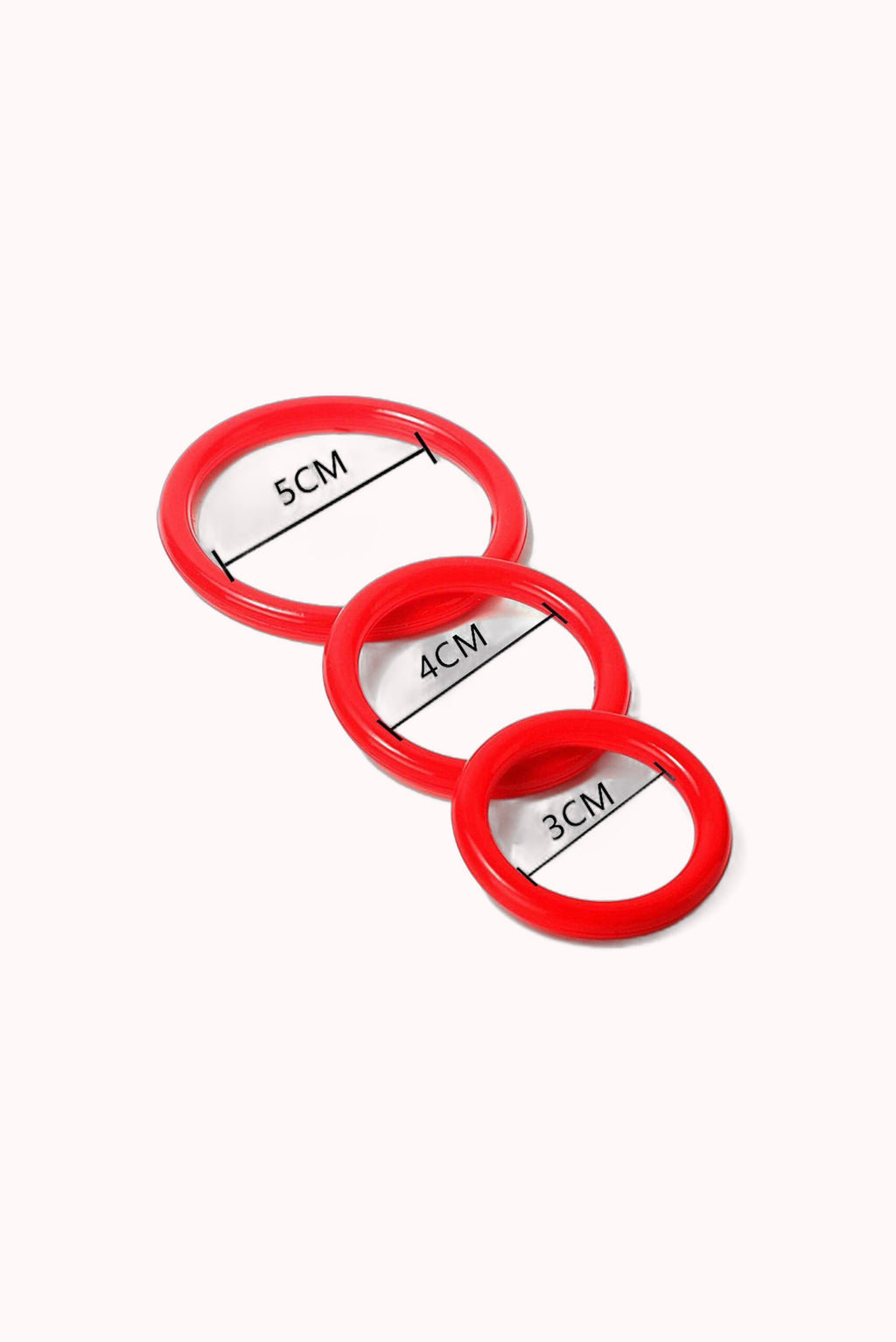 Anel Peniano de Borracha – Kit com 3 – Doce Malícia