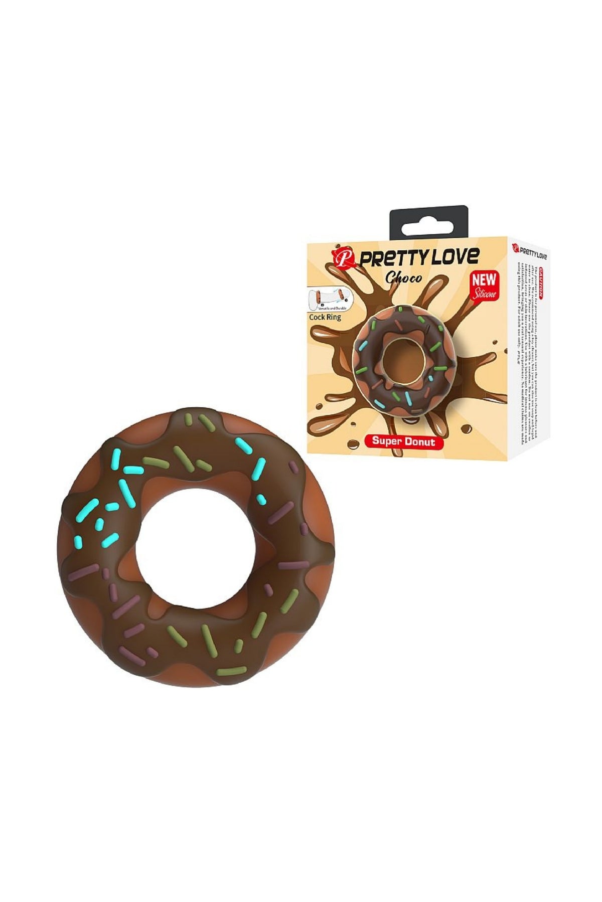 Anel Peniano de Donuts em Marrom – Doce Malícia