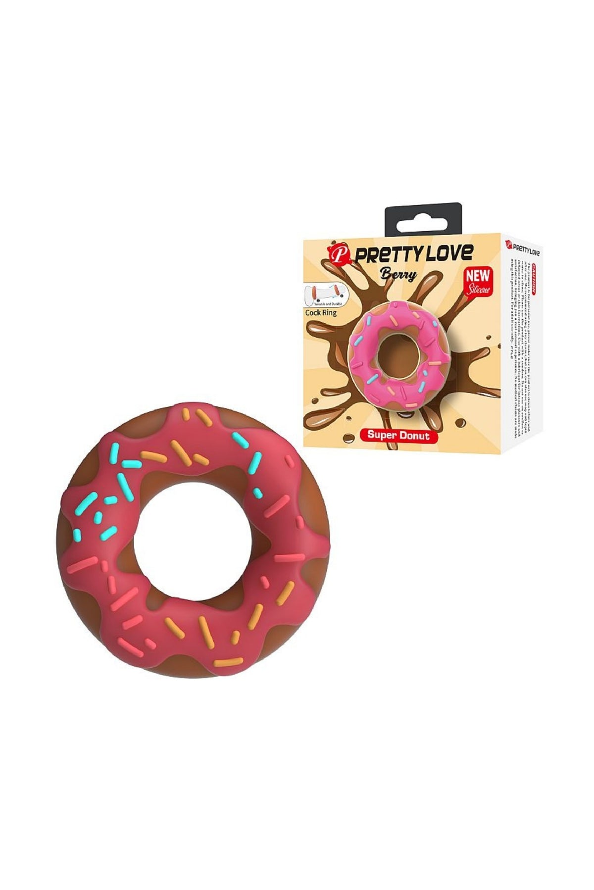 Anel Peniano de Donuts em Marrom – Doce Malícia