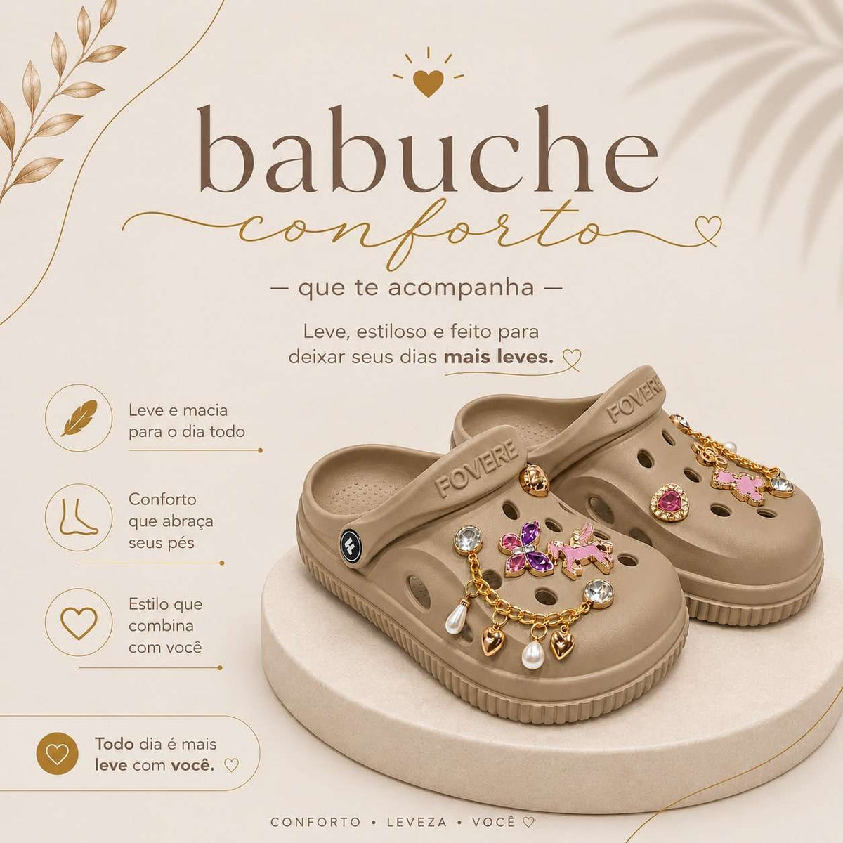 Babuche Feminino Branco – Doce Malícia