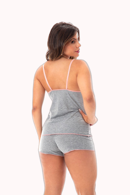 Baby Doll com Detalhes em Renda