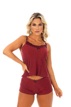 Baby Doll em liganete estampado em cores sortidas – Doce Malícia