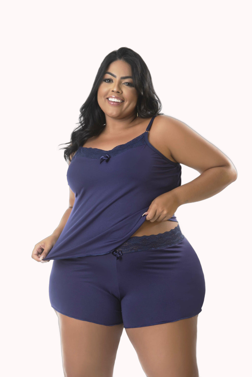 Baby Doll Plus Size com Renda – Doce Malícia