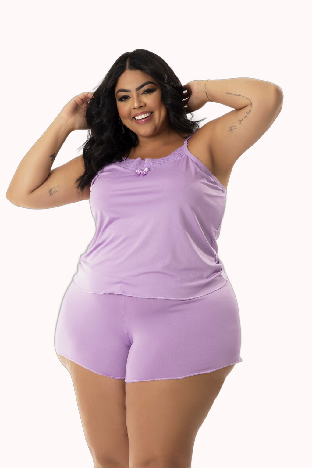 Baby Doll Plus Size com Renda – Doce Malícia