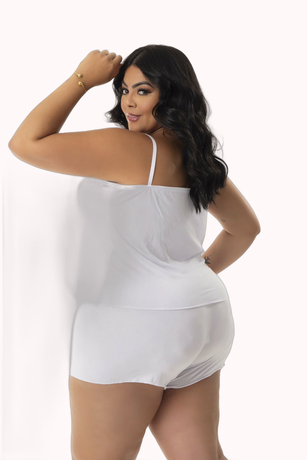 Baby Doll Plus Size com Renda – Doce Malícia