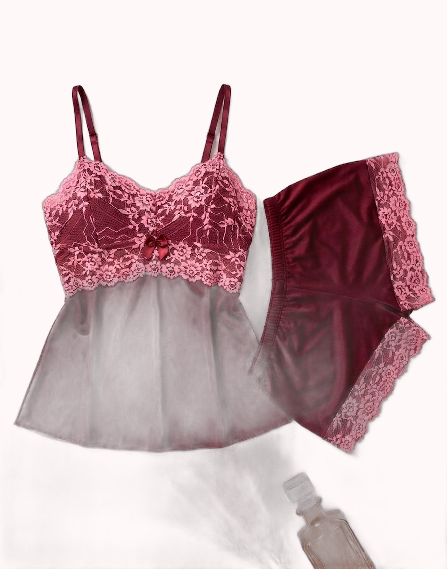 Baby Doll com Renda Bicolor – Doce Malícia