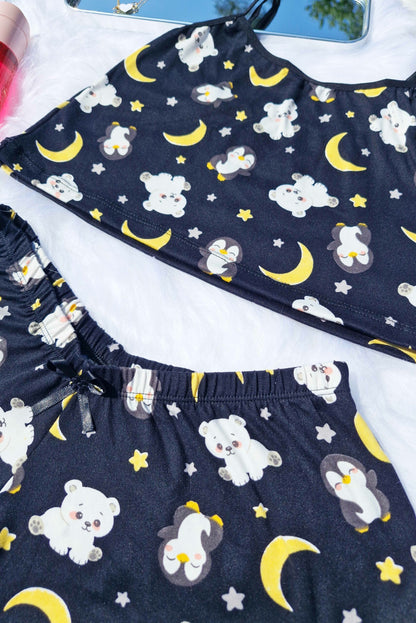 Baby Doll em Suede Estampado em Branco – Doce Malícia