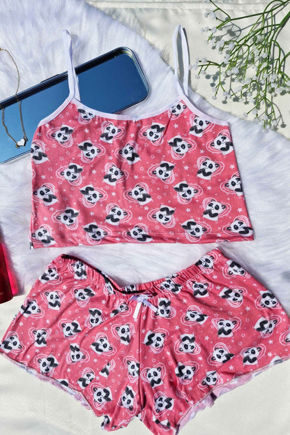 Baby Doll em Suede Estampado em Branco – Doce Malícia