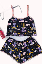 Baby Doll em Suede Estampado – Doce Malícia