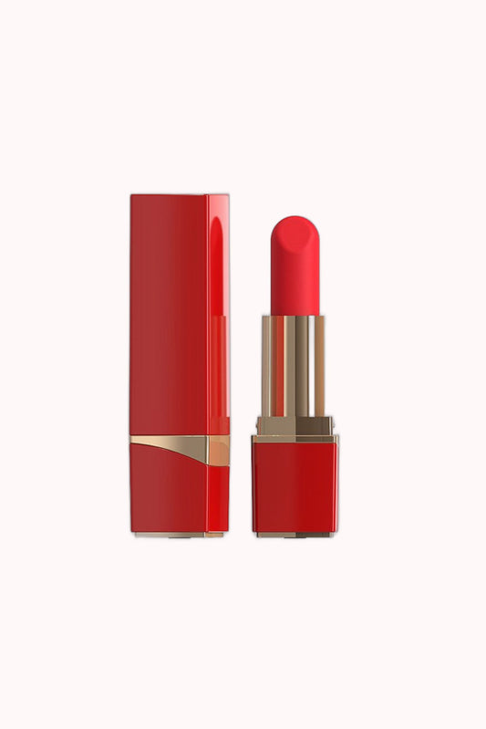 Batom Vibratório – Vibrador de Clitóris Discreto Vermelho – Doce Malícia