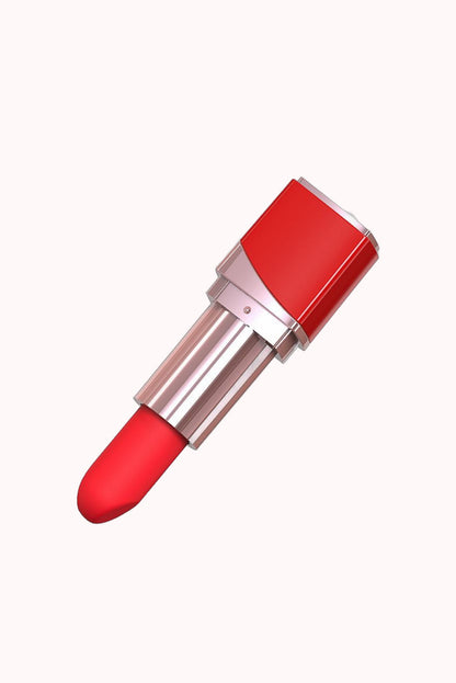 Batom Vibratório – Vibrador de Clitóris Discreto Vermelho – Doce Malícia