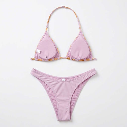 Biquíni Cortininha Estampado Feminino Top e Calcinha Moda Praia