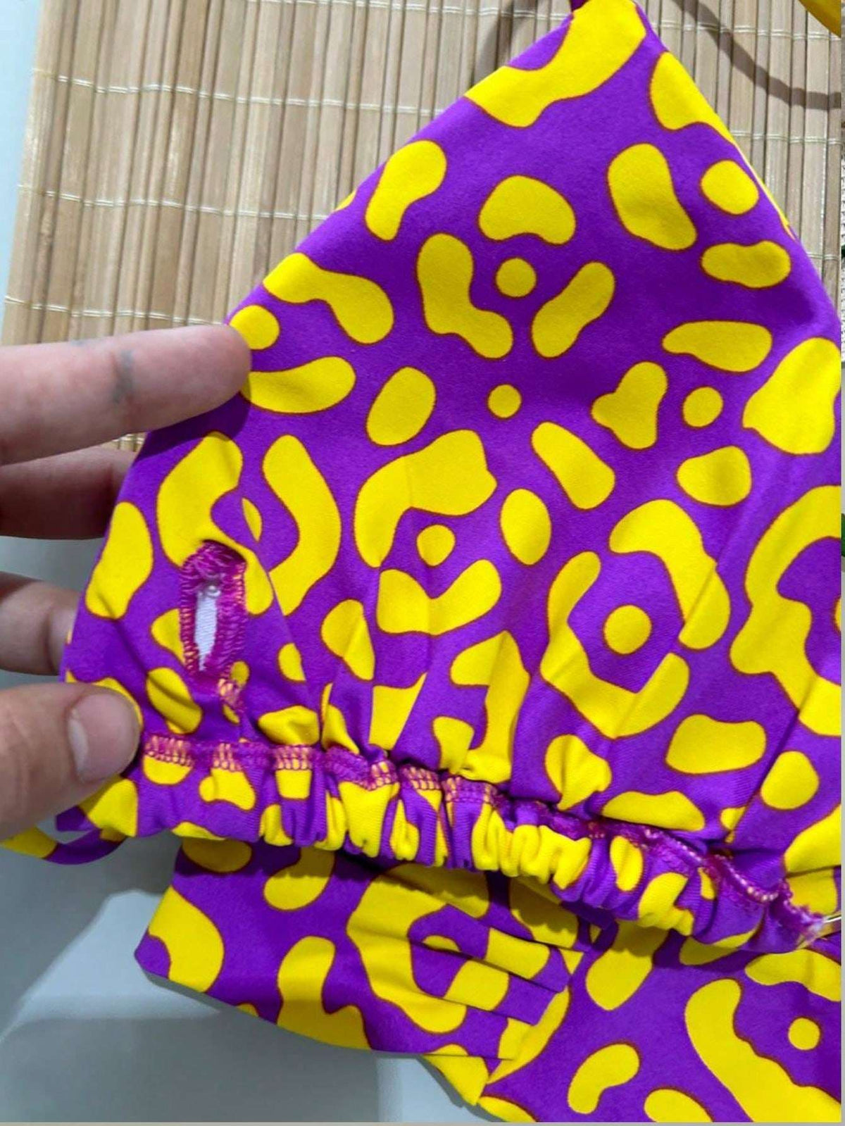 Biquíni Estampa Abstrata Roxo e – Doce Malícia