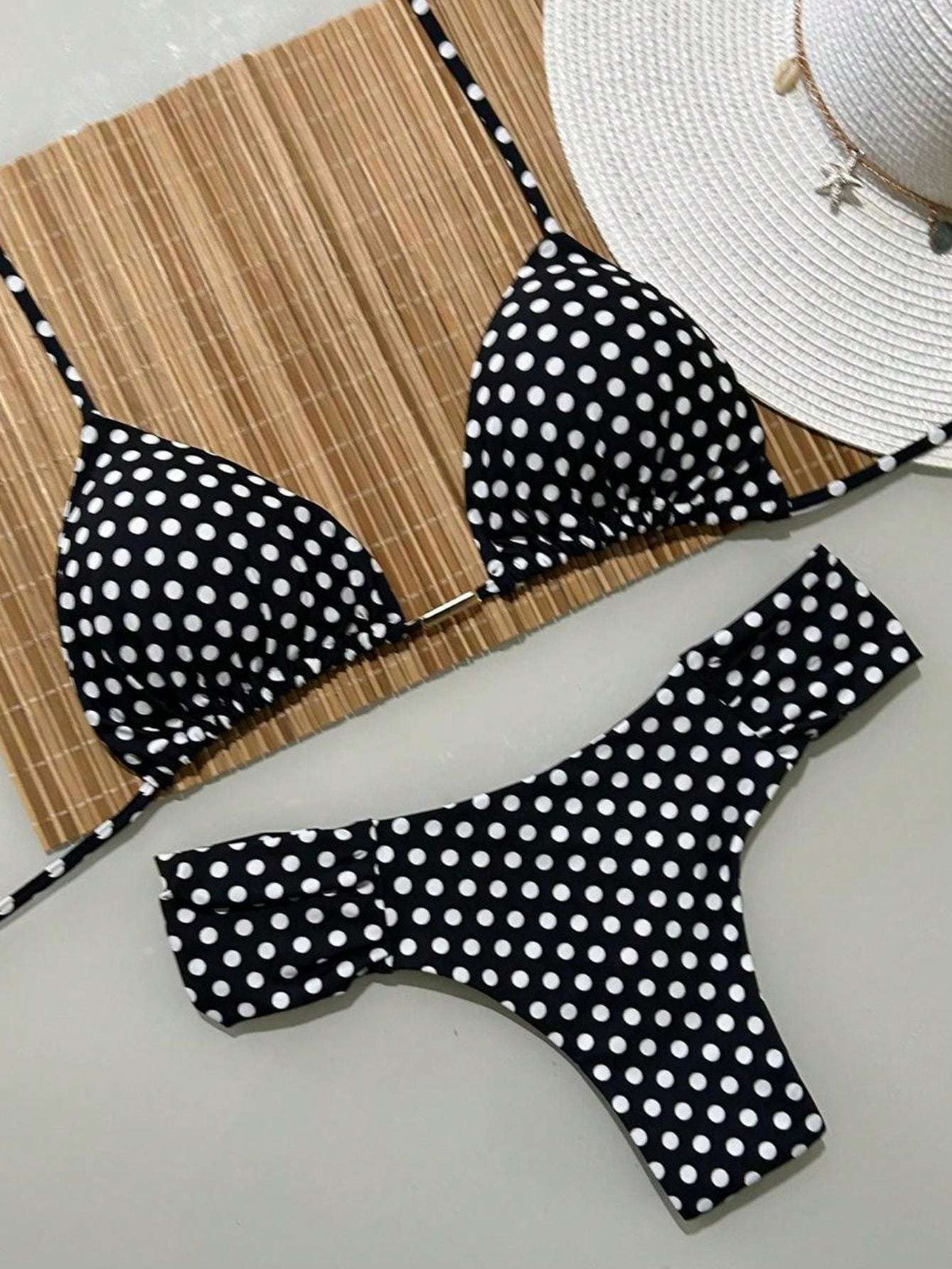 Biquíni Triangular Amarelo com Argola – Doce Malícia