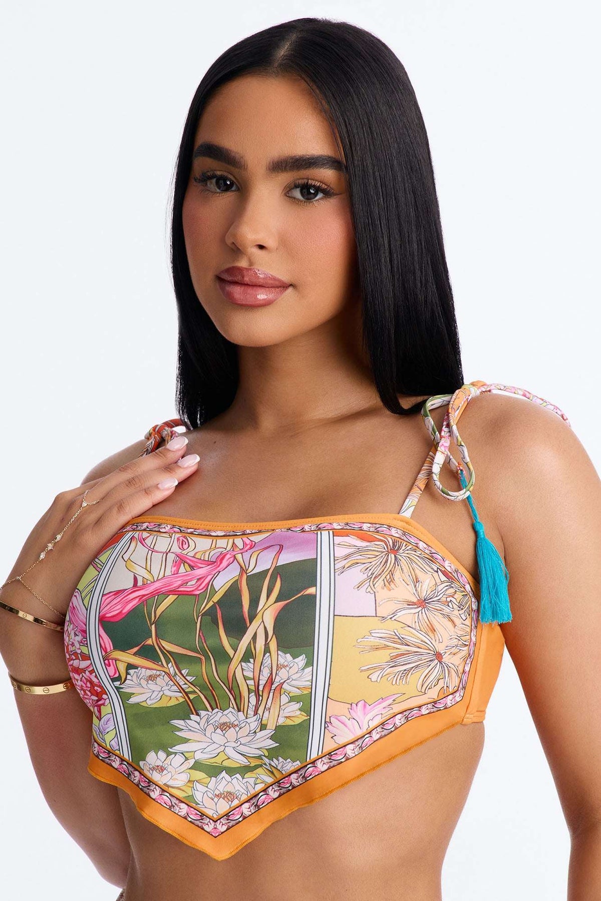 Biquíni Feminino Floral Estampado – Doce Malícia