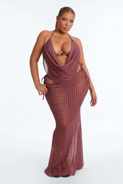 Biquíni Feminino Tule Longo Crochê – Doce Malícia