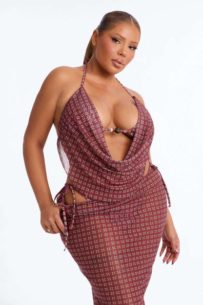 Biquíni Feminino Tule Longo Crochê – Doce Malícia