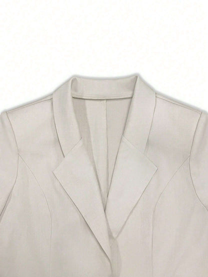 Blazer Feminino Linho Preto – Doce Malícia