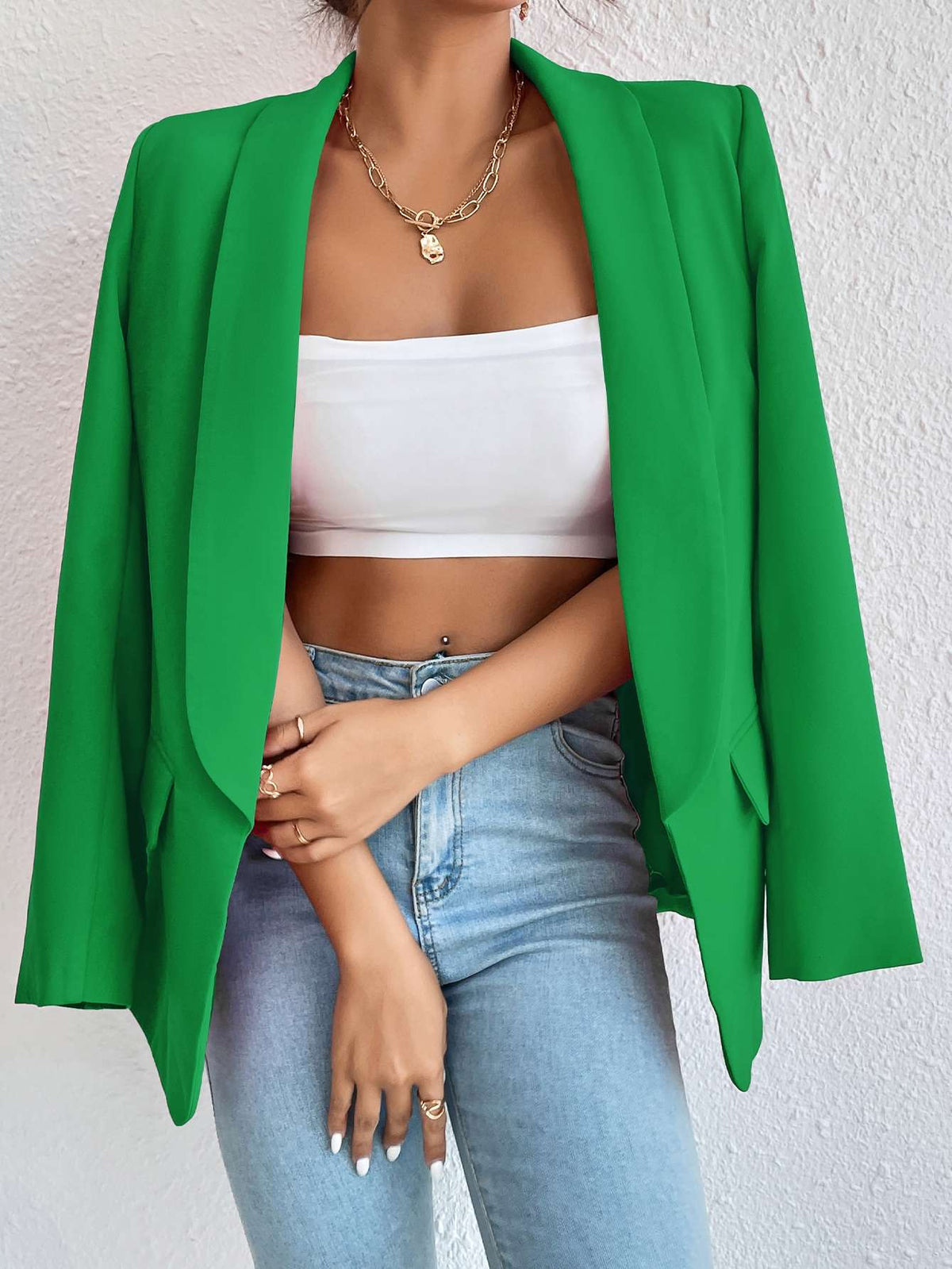 Blazer Feminino Aberto Sem Botão – Doce Malícia