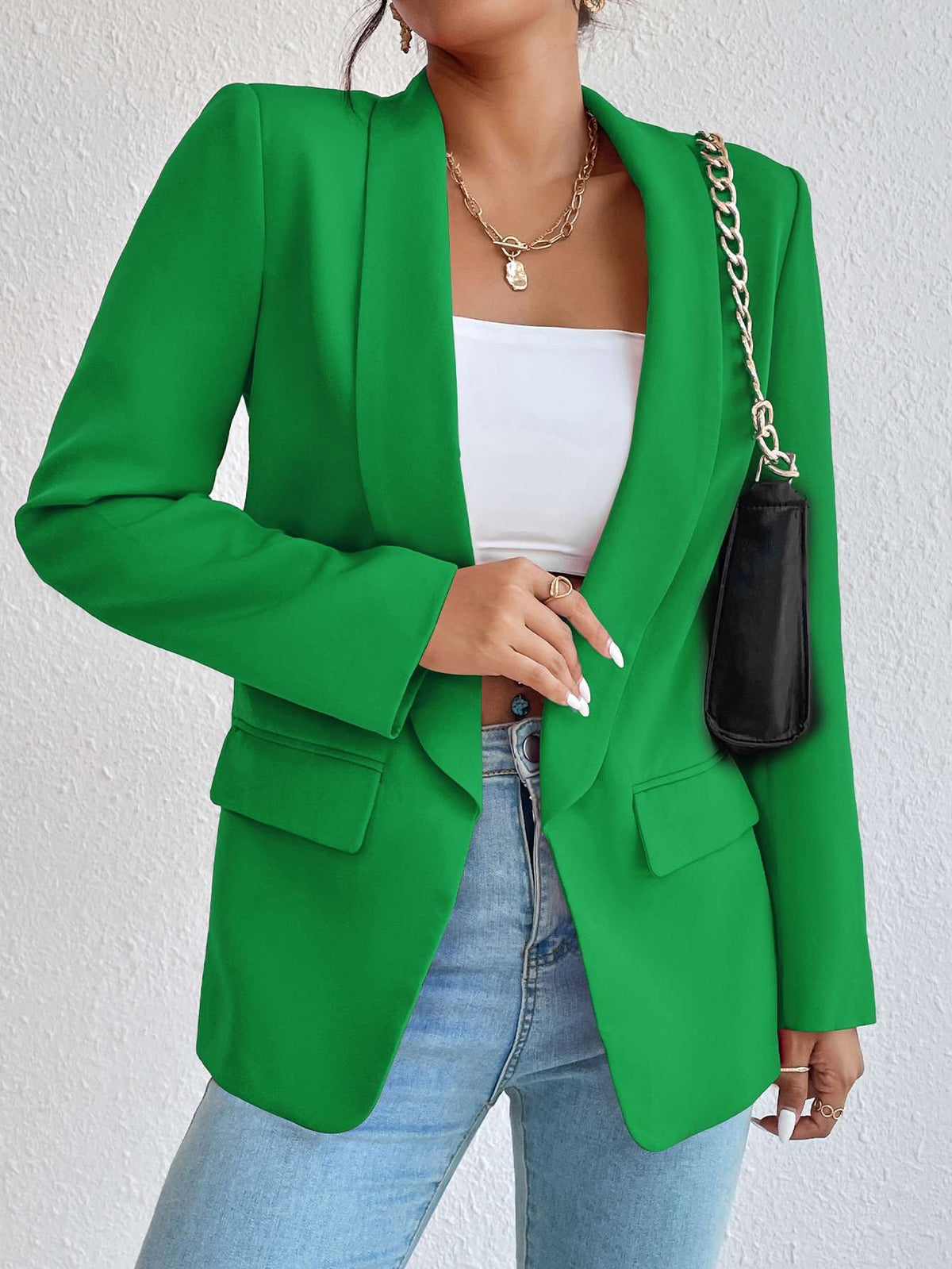 Blazer Feminino Aberto Sem Botão – Doce Malícia