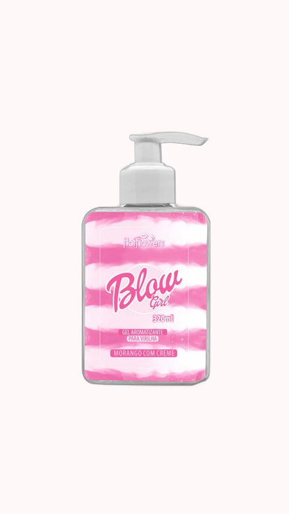 Blow Girl Hidratante Beijável para Virilha – Morango com Creme 320ml – Doce Malícia