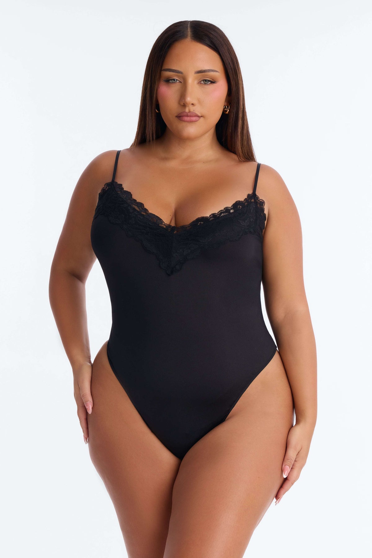 Blusa Feminina Alcinha Renda Decote V Preto – Doce Malícia