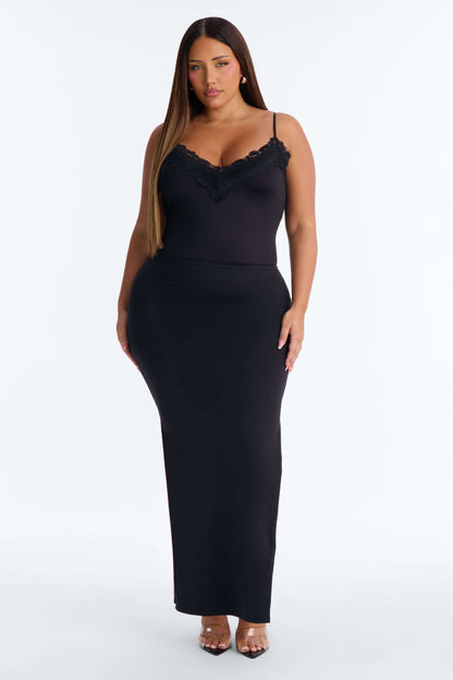 Blusa Feminina Alcinha Renda Decote V Preto – Doce Malícia