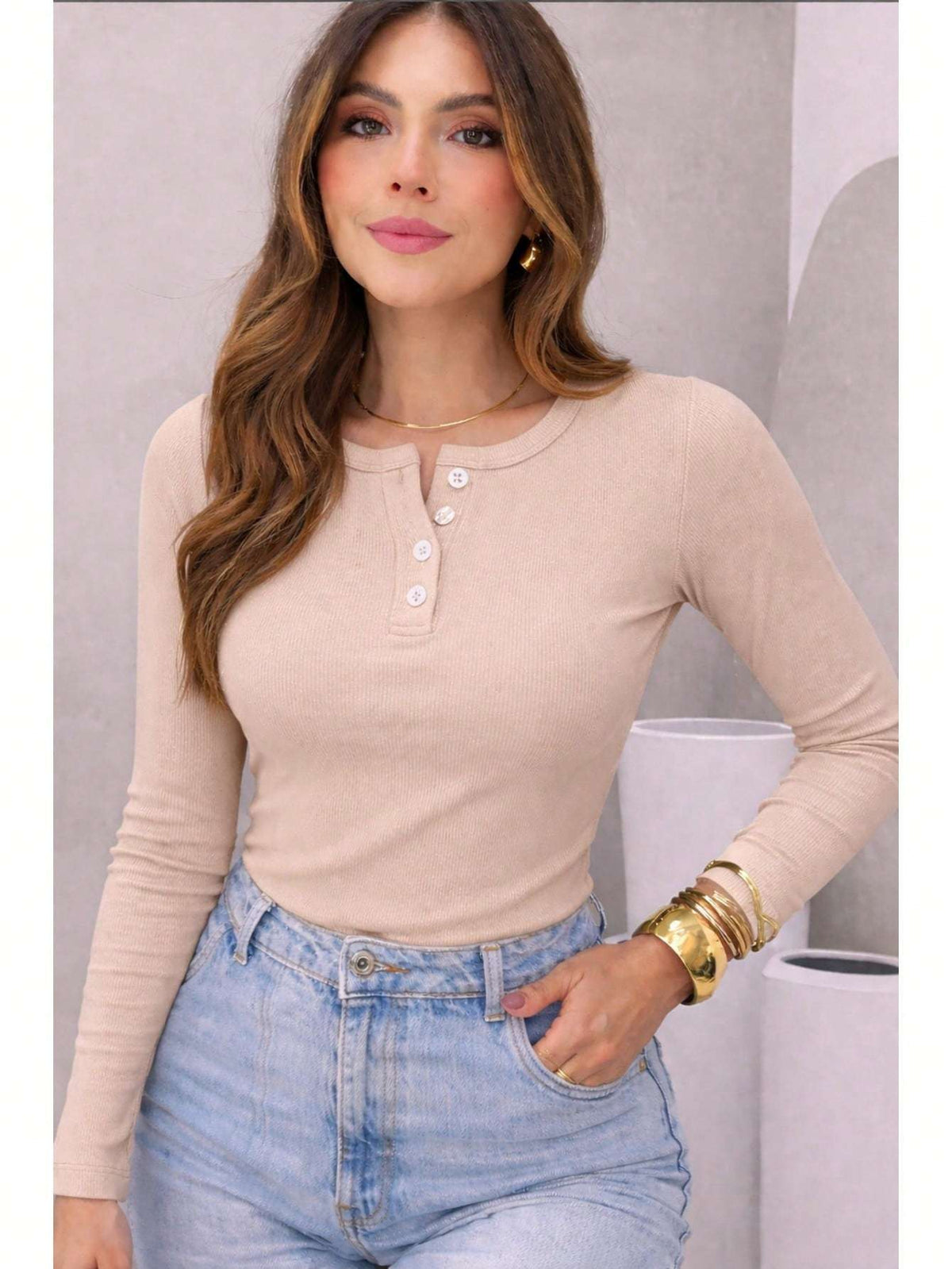 Blusa Feminina Canelado Manga Longa – Doce Malícia