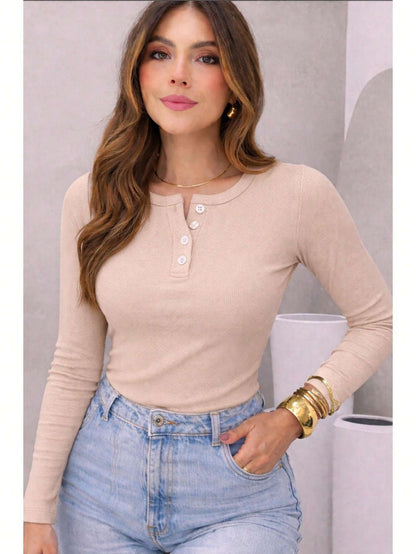 Blusa Feminina Canelado Manga Longa – Doce Malícia