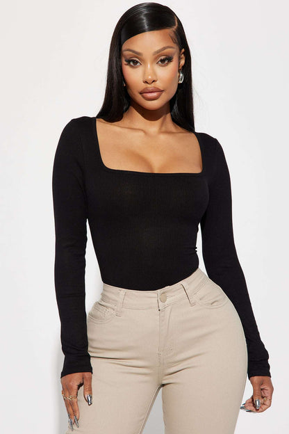 Blusa Feminina Canelado Preto – Doce Malícia