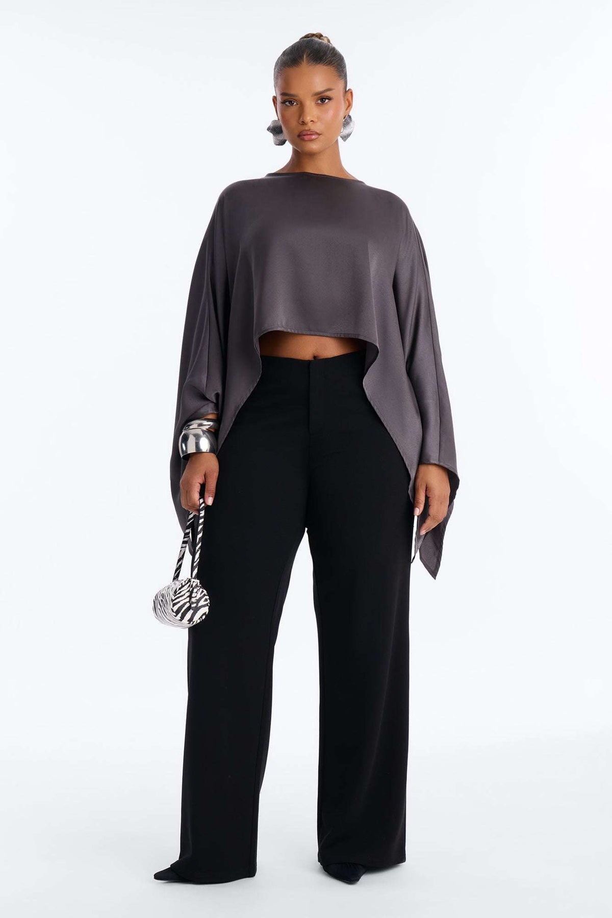 Blusa Feminina Cetim Vinho – Doce Malícia