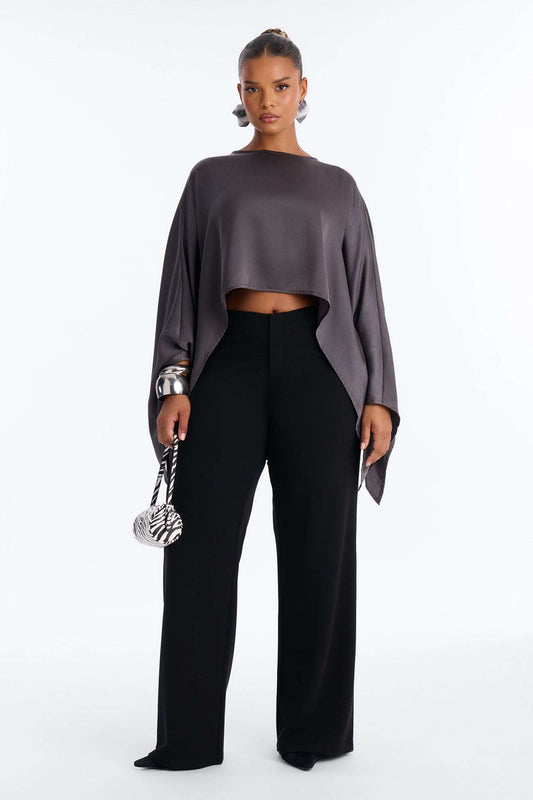 Blusa Feminina Cetim Vinho – Doce Malícia
