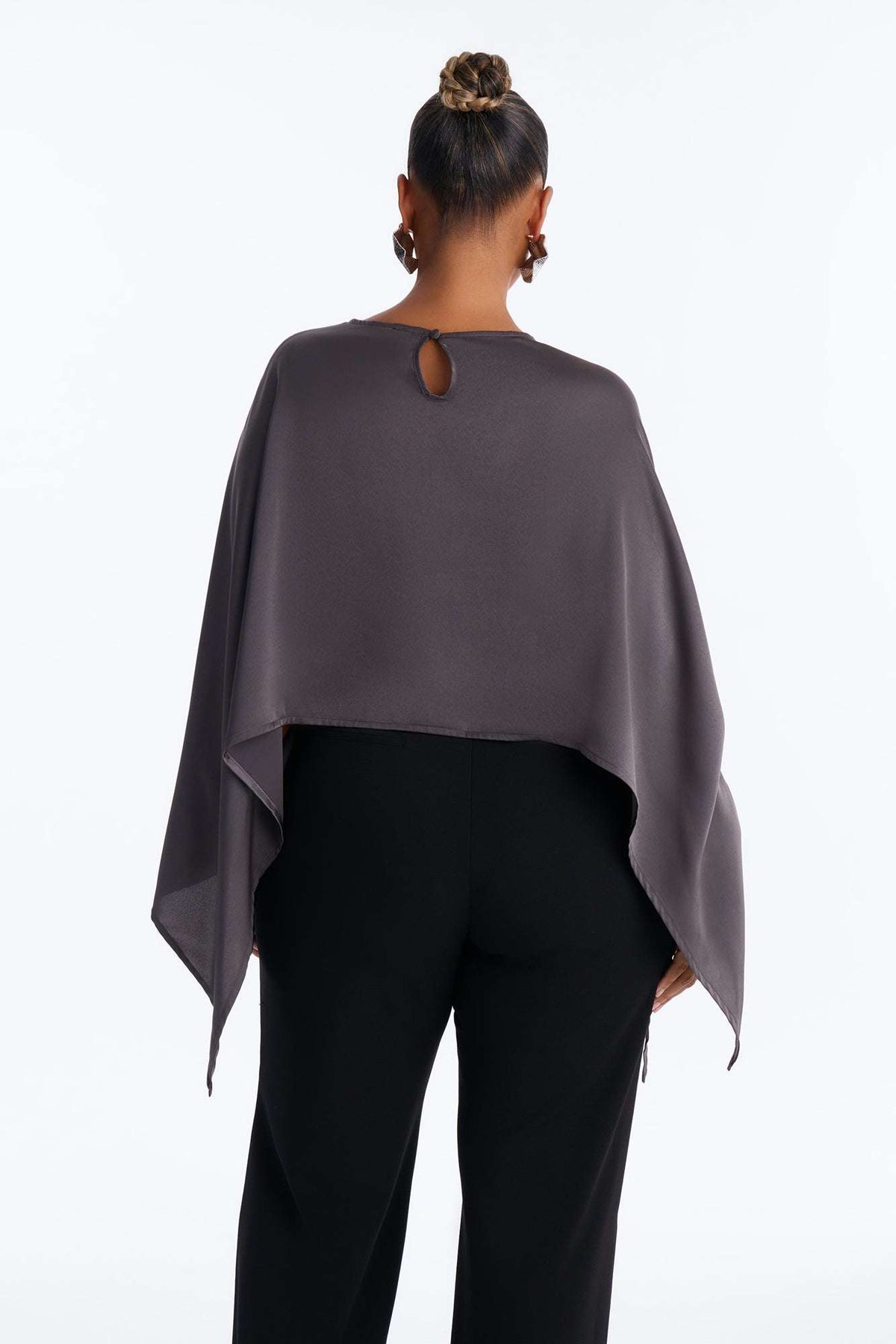 Blusa Feminina Cetim Vinho – Doce Malícia