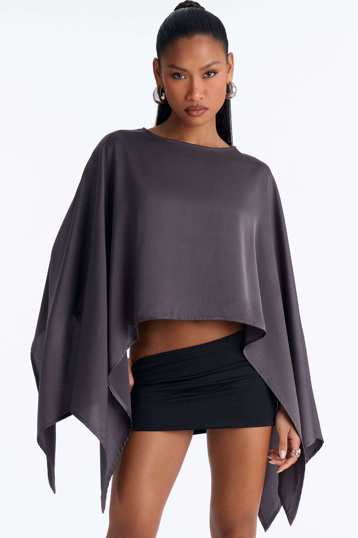 Blusa Feminina Cetim Vinho – Doce Malícia