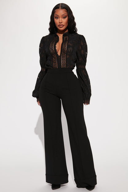 Blusa Feminina Crochê Preto – Doce Malícia