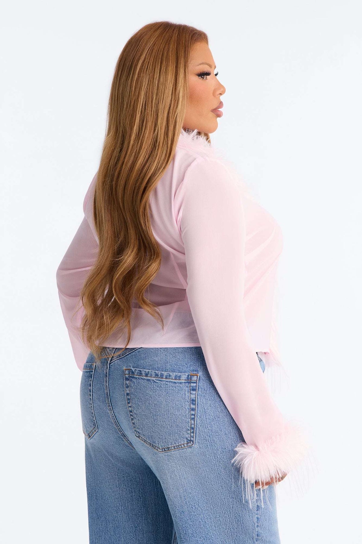 Blusa Feminina Decote V Rosa – Doce Malícia
