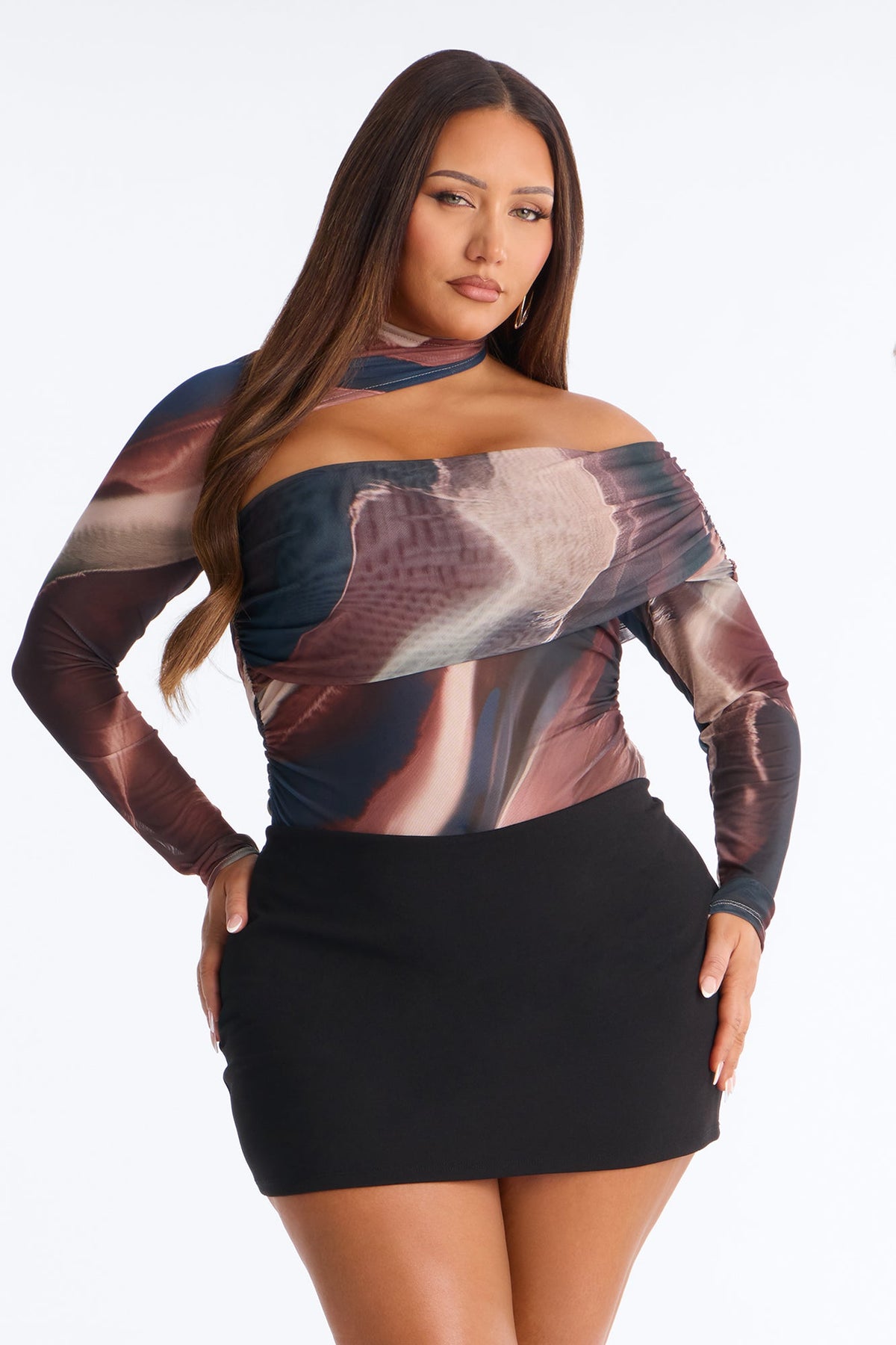 Blusa Feminina Estampado Tule – Doce Malícia