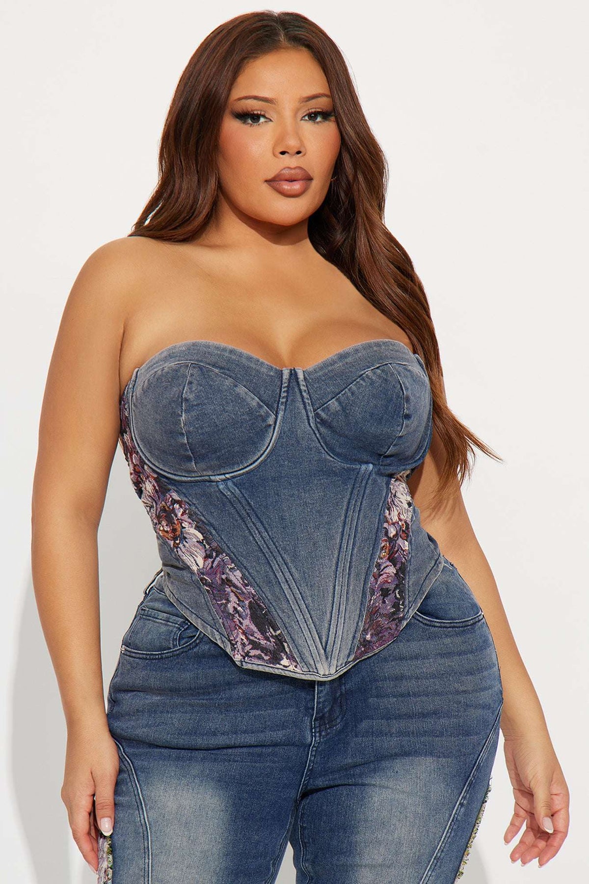Blusa Feminina Floral Roxo – Doce Malícia