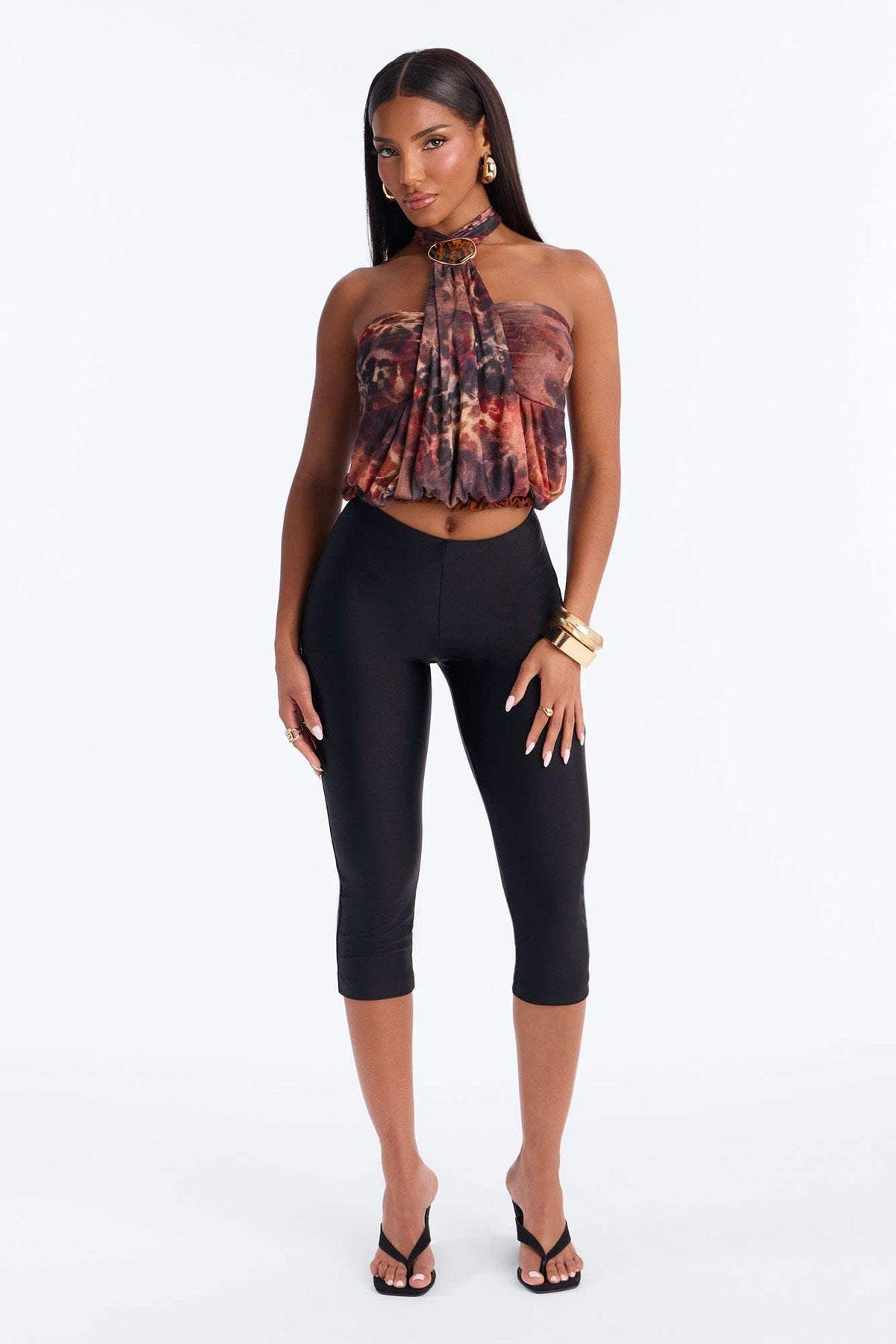 Blusa Feminina Frente Única Tule Marrom – Doce Malícia