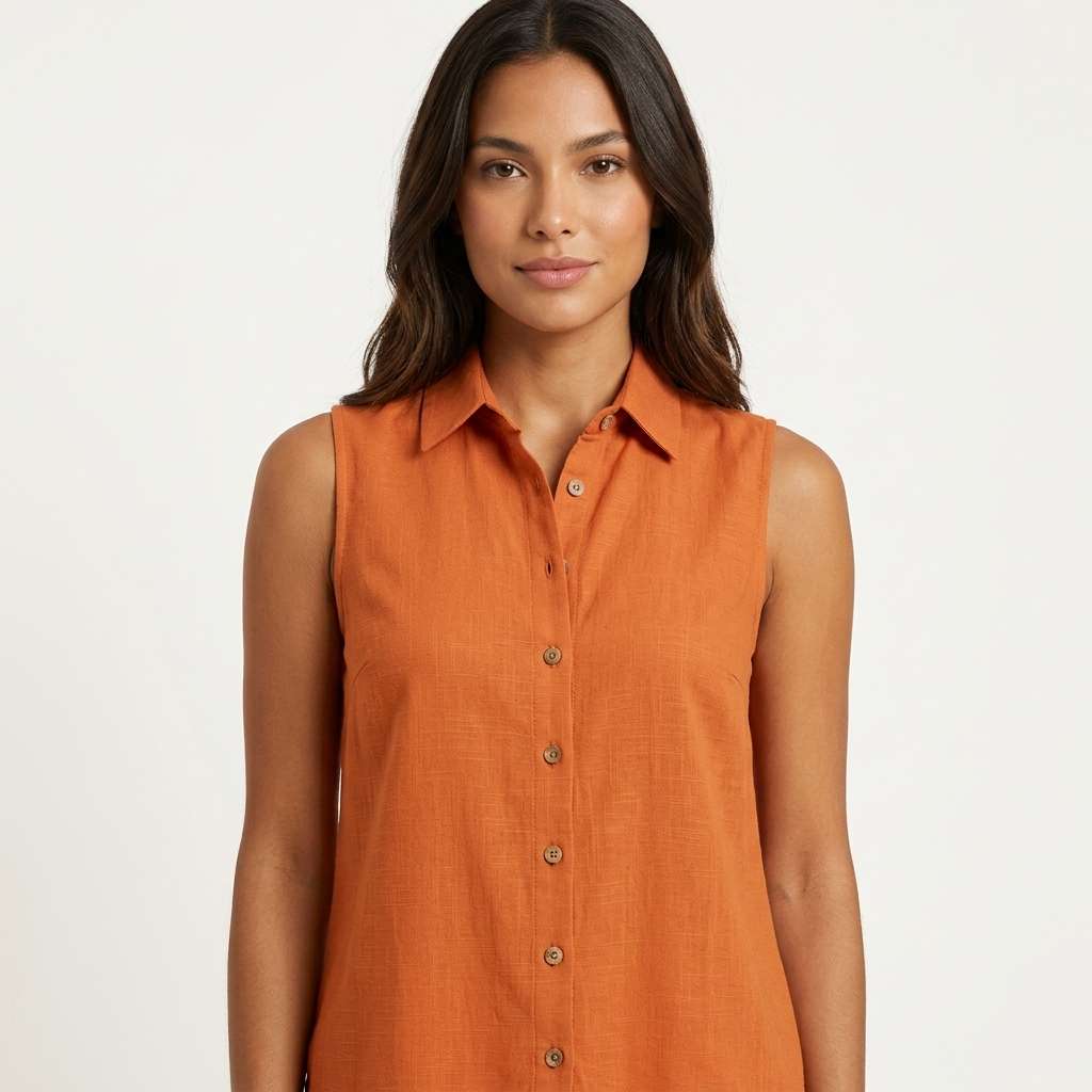 Blusa Feminina Linho Preto – Doce Malícia - Damasco