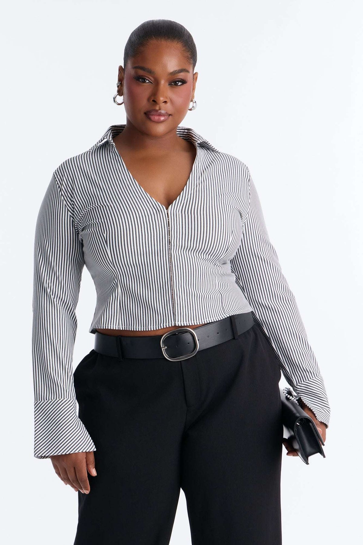 Blusa Feminina Listrado Preto – Doce Malícia