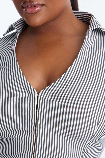 Blusa Feminina Listrado Preto – Doce Malícia